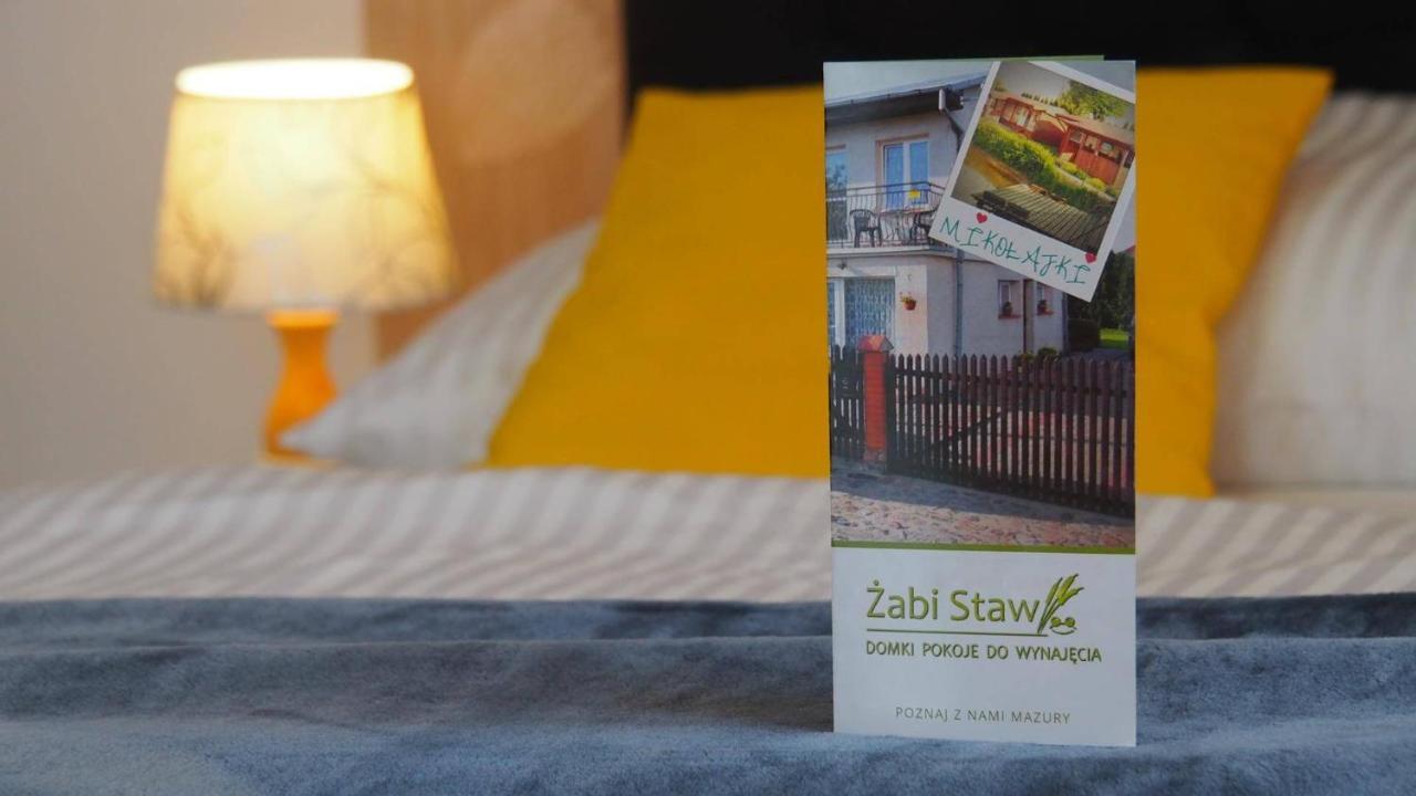 Pokoje Zabi Staw Mikołajki Esterno foto