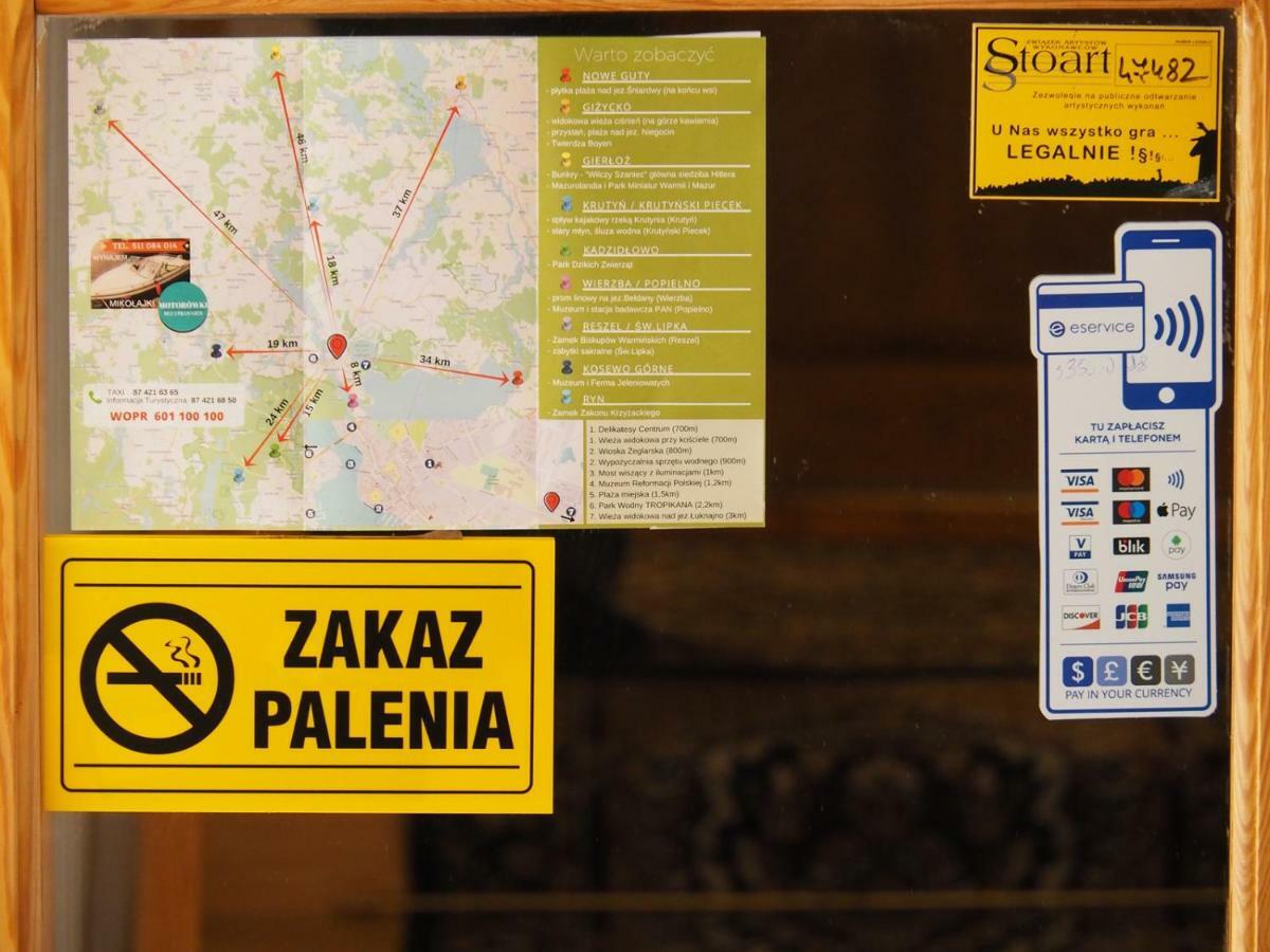 Pokoje Zabi Staw Mikołajki Esterno foto